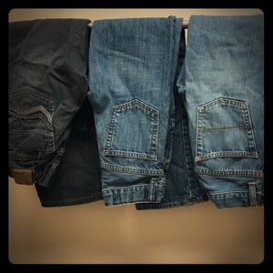 Boys size 12 slim adjustable jeans lot Gap